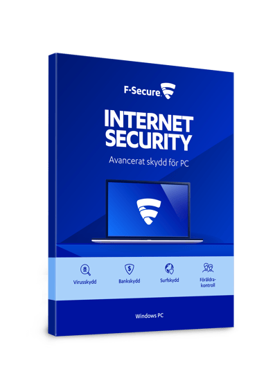 F-Secure Internet Security 1 år 3-enheter Box 