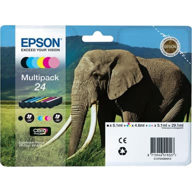 Epson Bläck Multipack 6-ColorS 24 Claria Foto HD 