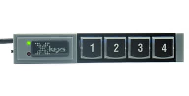 Direktronik XKeys Xk4 USB Stick Keys With 4 Programmable Keys Kabling Tastatur