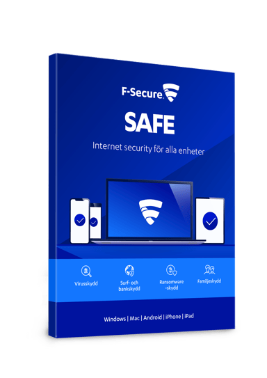 F-Secure SAFE 1 år 5-enheter Box 