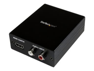 Startech Adapter RCA x 2 VGA HDMI Hona Svart