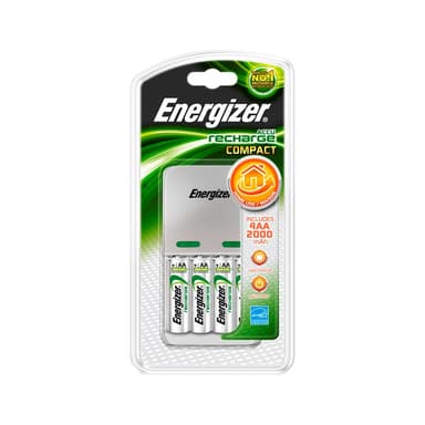 Energizer Laddare Compact 2000 Inkl 4xAA 2000mAh 
