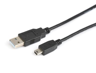 Prokord USB-kaapeli 5m 4 nastan USB- A Uros 4 pin mini-USB Type B Uros 