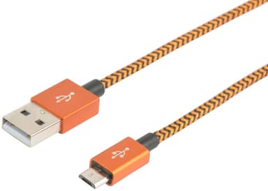 Cirafon USB-kaapeli 1m Micro-USB A USB A Oranssi