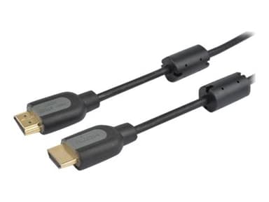 Prokord HDMI 1.4-kaapeli 5m HDMI-tyyppi A (vakio) HDMI-tyyppi A (vakio) Musta