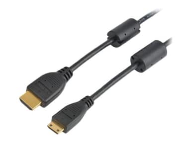 Prokord HDMI 1.4-kaapeli 3m HDMI-tyyppi A (vakio) HDMI Type C (Mini) Musta