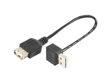 Prokord USB-kabel 0.2m 4 pin USB Type A Han 4 pin USB Type A Hun 