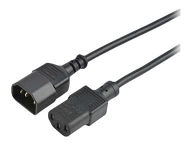 Prokord Forlængerkabel til strøm 1.8m Strøm IEC 60320 C14 Strøm IEC 60320 C13