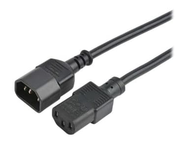 Prokord Power cable 1m Voeding IEC 60320 C14 Power IEC 60320 C13