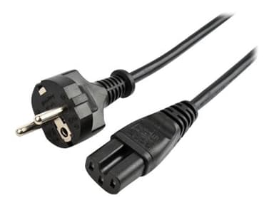 Prokord Strømkabel 2m CEE 7/7 strøm Hann Strøm IEC 60320 C13 Strøm IEC 60320 C15