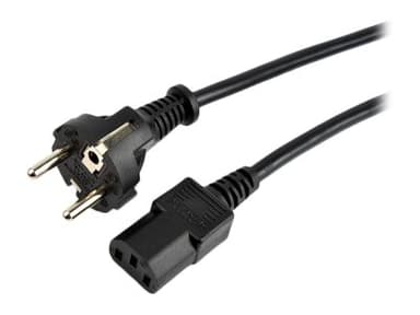 Prokord Strømkabel 10m CEE 7/7 strøm Hann Strøm IEC 60320 C13 