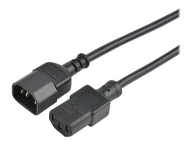 Prokord Sähköjatkojohto 3m Power IEC 60320 C14 -virtaliitin Power IEC 60320 C13 