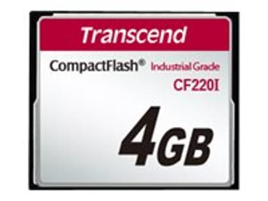 Transcend CF220I Industrial Temp 4GB CompactFlash Kort 