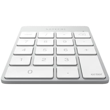 Satechi Slim Bluetooth Keypad - Silver Trådløs Sølv 