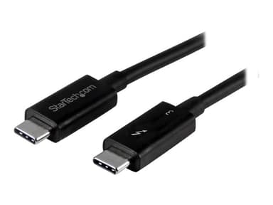 Startech 6 ft 2m Thunderbolt 3 Cable with 100W Power Delivery 2m 24 pin USB-C Male 24 pin USB-C Male