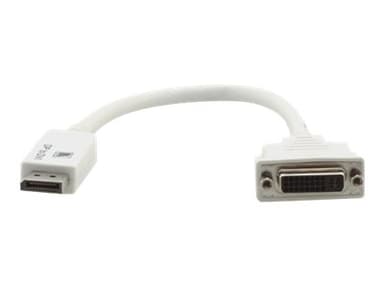 Kramer Displayport (m) To DVI-I (F) Adapter Cable 0.3m DisplayPort DVI-I Valkoinen