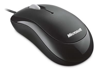 Microsoft Basic Kabelansluten 800dpi Mus Svart 