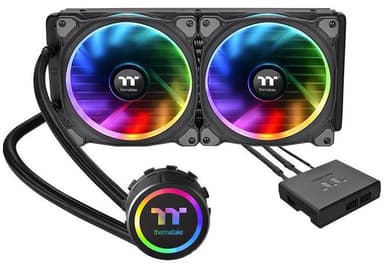 Thermaltake Floe Riing RGB 280 TT Premium Edition All-in-one-nesteenjäähdytin Musta
