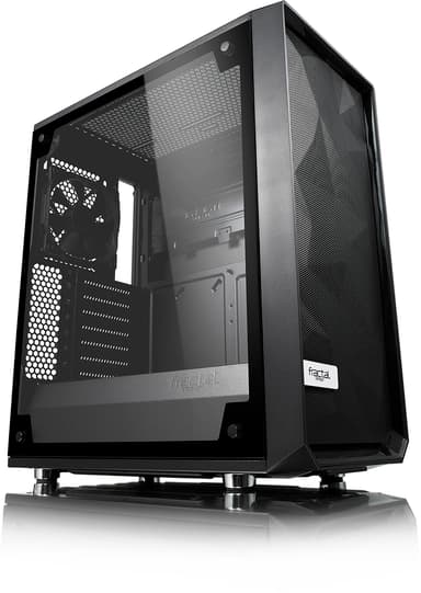 Fractal Design Meshify C TGL Svart 