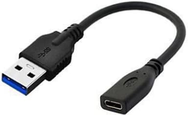 Microconnect Adapter 0.2m USB A USB C Musta