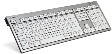 Logickeyboard Premium Slim Line Kabelansluten Svenska/finska