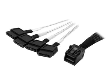 Startech 1m Internal Mini SAS to SATA Cable 1m 36-pins 4x Mini SAS HD (SFF-8643) Stekker 7 pins Serial ATA Stekker 
