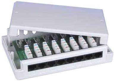 Direktronik 8 port Nätverksbox CAT 6