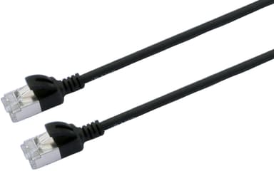 Prokord TP-Cable U/FTP CAT.6A Slim Lszh RJ45 5.0m Black RJ-45 RJ-45 CAT 6a 5m Musta