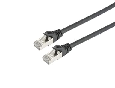 Prokord TP-Cable S/FTP RJ-45 RJ-45 CAT 6a 0.5m Musta