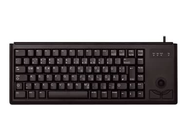 Cherry Compact-Keyboard G84-4400 Met bekabeling VS internationaal Zwart 