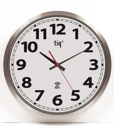 Ketonic Tiq Veggklokke WiFi Aluminium 300mm 