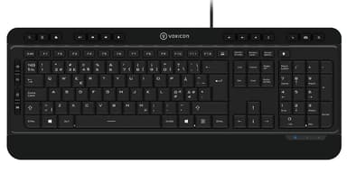 Voxicon Wired Keyboard 290W Kabelansluten Nordisk Tangentbord
