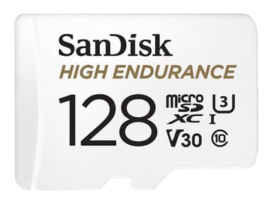 SanDisk High Endurance 128GB mikroSDXC UHS-I minneskort
