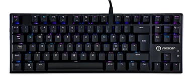 Voxicon Gaming Keyboard Gr8-10 RGB Kabling Nordisk