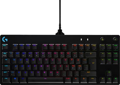Logitech G Pro Mechanical Gaming Keyboard Kabelansluten Nordisk Svart 