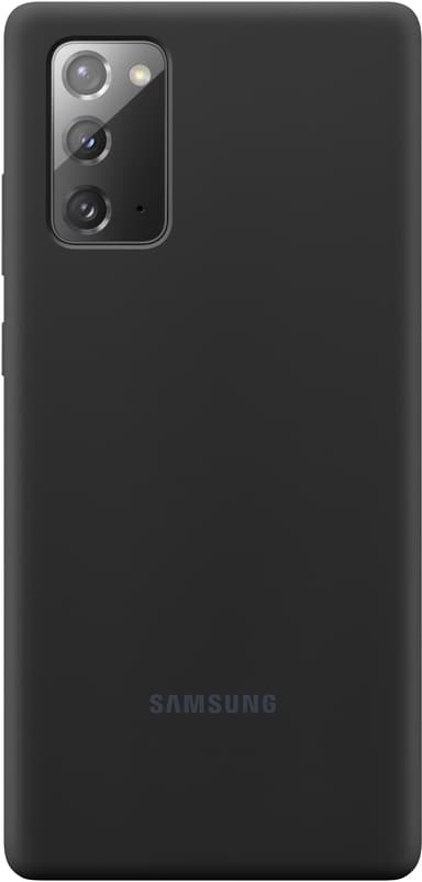 Samsung Silicone Cover EF-PN980 Samsung Galaxy Note 20 Mystinen musta