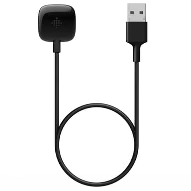 Fitbit Opladningskabel - Versa 3/Sense 4 pin USB Type A (kun strøm) Han