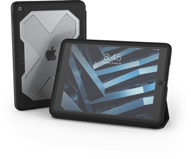 Zagg Rugged Messenger Case iPad 7th gen (2019) iPad 8th gen (2020) iPad 9th gen (2021) Svart 