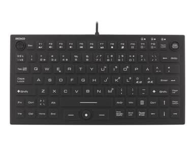 Deltaco TB-509 Mini Silikon Blue LED IP68 Kabelansluten Nordisk