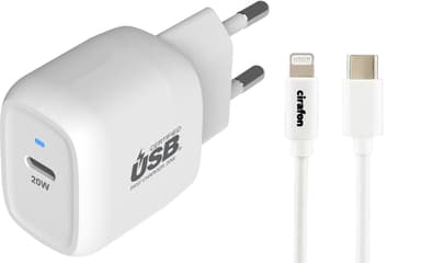 Cirafon Power Delivery 20 + USB-C To Lightning 1m