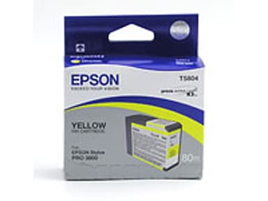 Epson Muste Keltainen T5804 - PRO 3800 