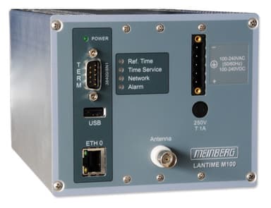 Meinberg Lantime M100 GPS Clock Din Mount 100-240Vac/DC 