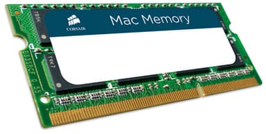Corsair Mac Memory Hukommelse 8GB 8GB 1,600MHz CL11 DDR3 SDRAM SO DIMM 204-PIN 