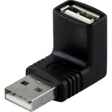 Deltaco Adapter 4-stifts USB typ A Hane 4-stifts USB typ A Hona