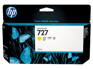 HP Blekk Gul 727 130ml - DJ T920 