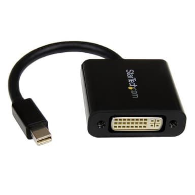 Startech Mini Displayport To DVI Video Adapter Converter Mini DP To DVI 0.13m Mini DisplayPort DVI-I Musta