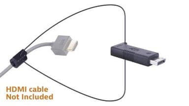 Liberty Av Solutions Digitalinx HDMI Adapter Ring Dl-Ar331 DisplayPort Uros HDMI Naaras 20 nastan näyttöporttiliitin Uros HDMI Tyyppi A Naaras