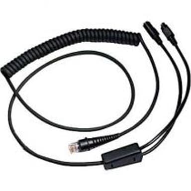 Honeywell Tastaturkile / strømkabel Svart 3m 3m RJ-45 Hann 6 pin mini-DIN (PS/2 style) Strøm