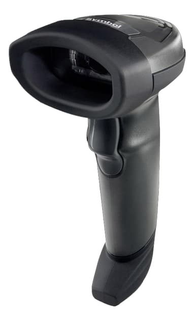 Zebra LI2208 1D USB-set Zwart met standaard 