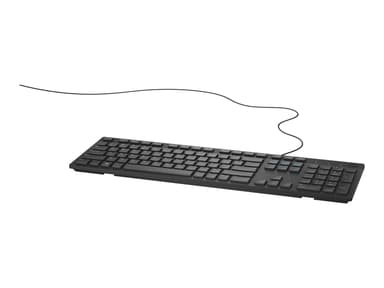 Dell KB216 USB Multimedia näppäimistö Langallinen Pohjoismainen Musta